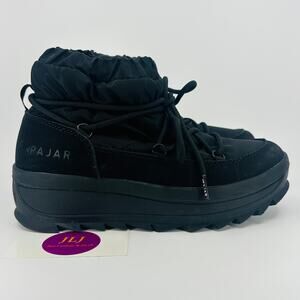 Pajar Women's Taya Low Black Lace Up Waterproof Winter Boots Size 7 US/ 38 EU